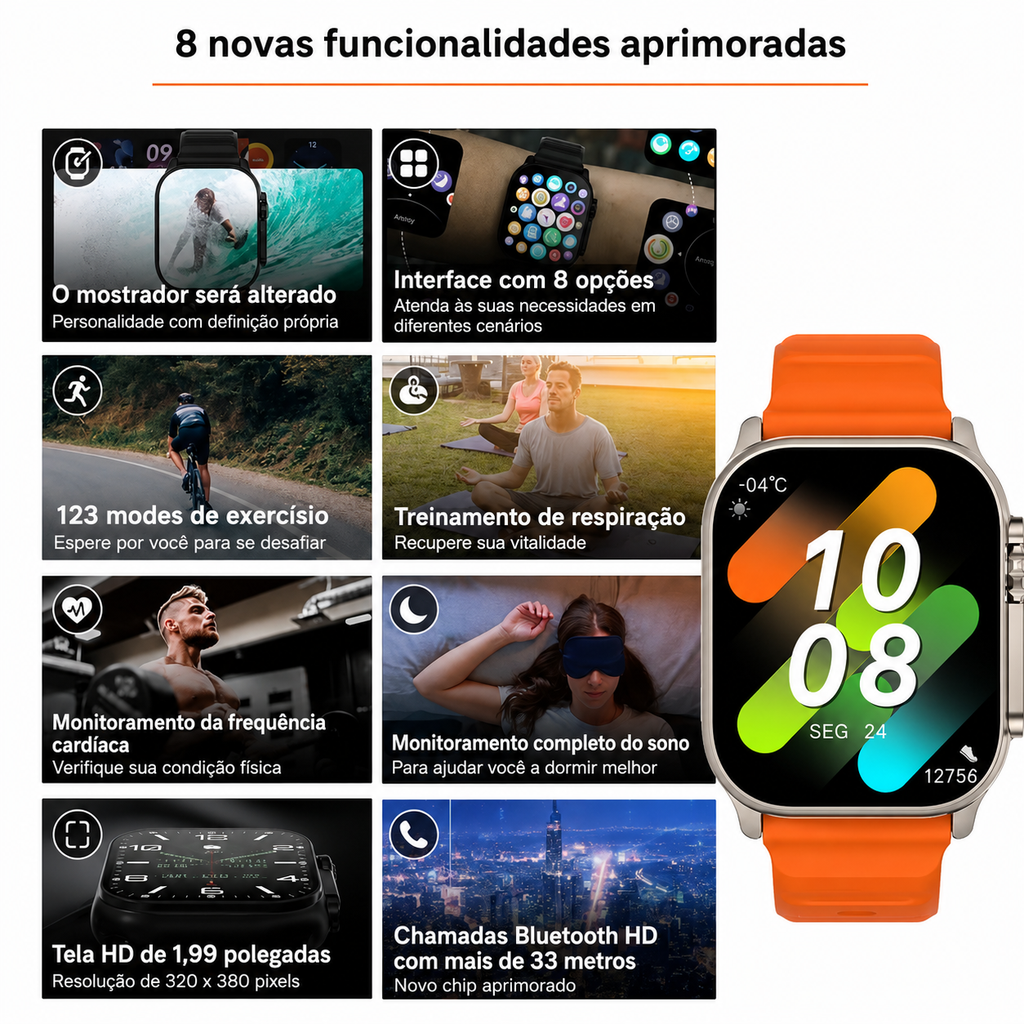 Smartwatch Bluetooth - LAXASFIT
