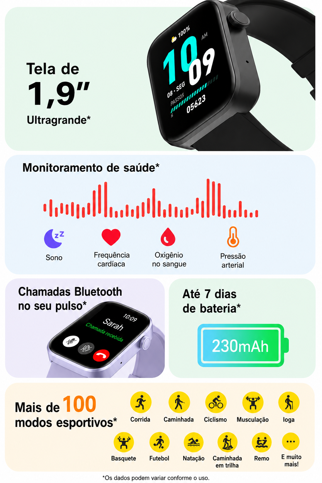 Smartwatch COLMI P71