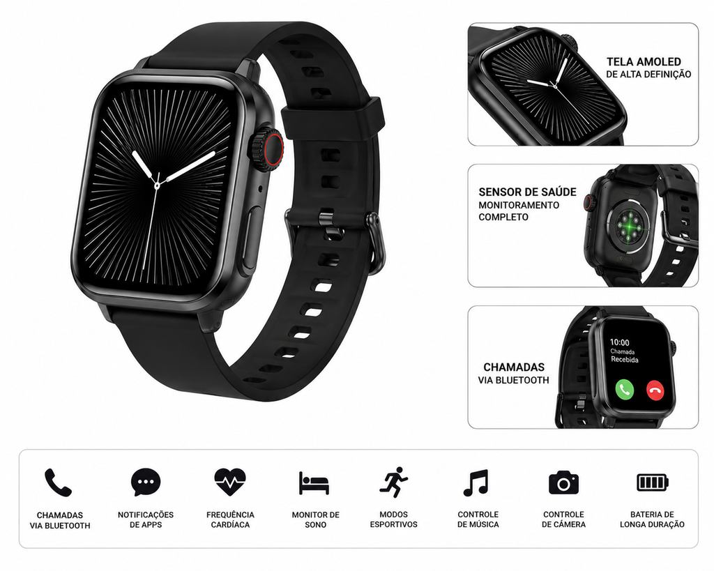 Smartwatch T1000 Ultra 4