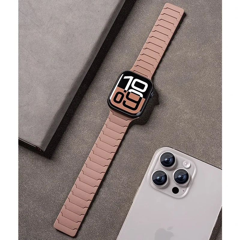 Pulseira Magnética de Silicone para Apple Watch Ultra 2