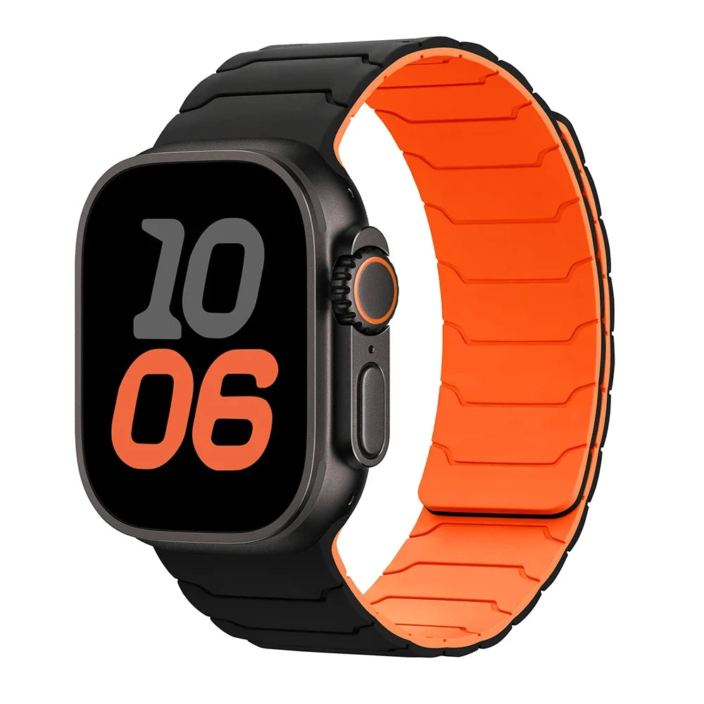 Pulseira Magnética de Silicone para Apple Watch Ultra 2