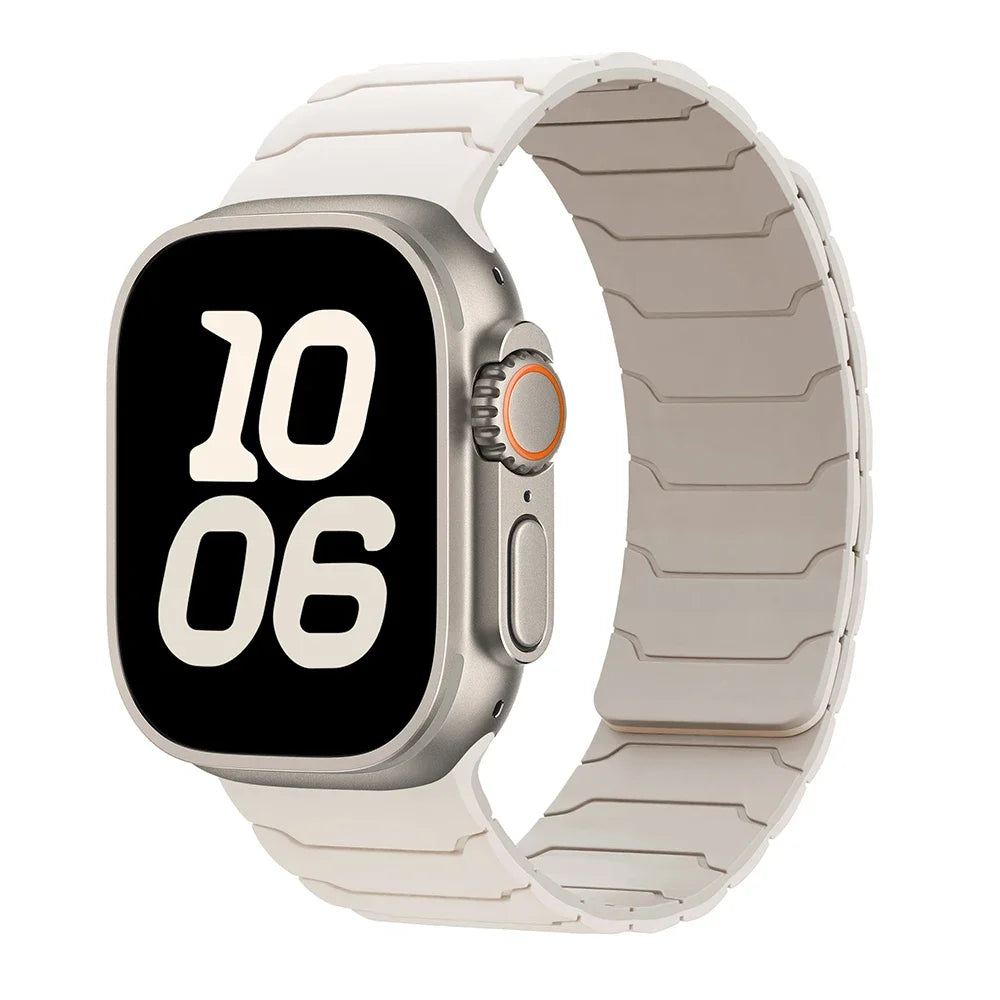 Pulseira Magnética de Silicone para Apple Watch Ultra 2