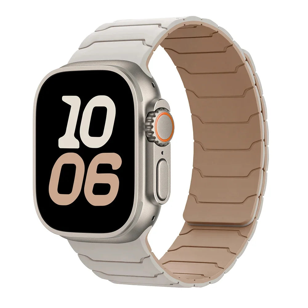 Pulseira Magnética de Silicone para Apple Watch Ultra 2