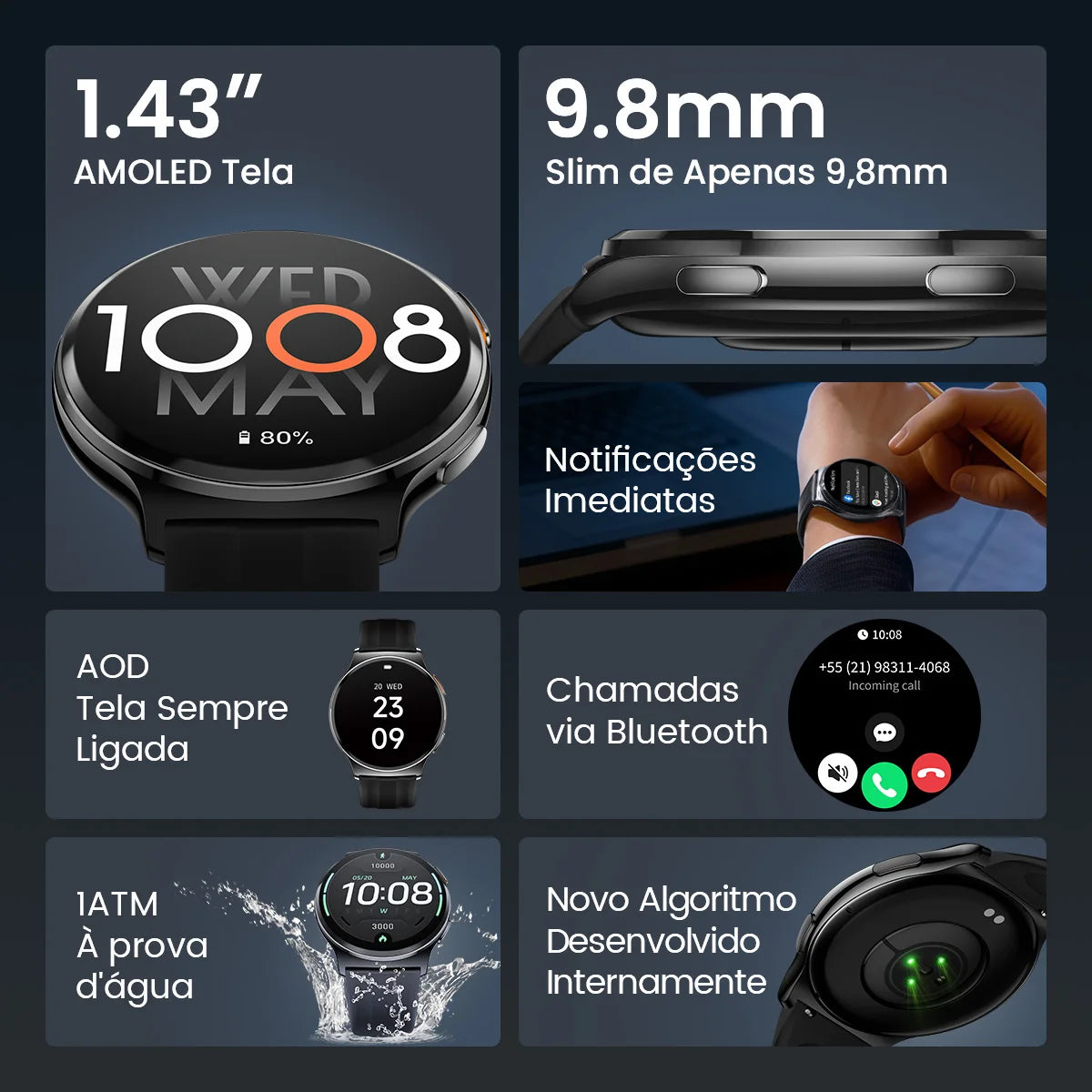 Haylou Solar Lite 2 – Smartwatch Completo