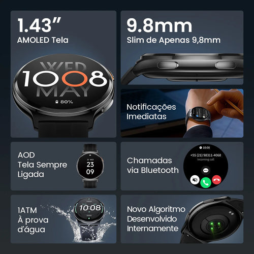 Haylou Solar Lite 2 – Smartwatch Completo