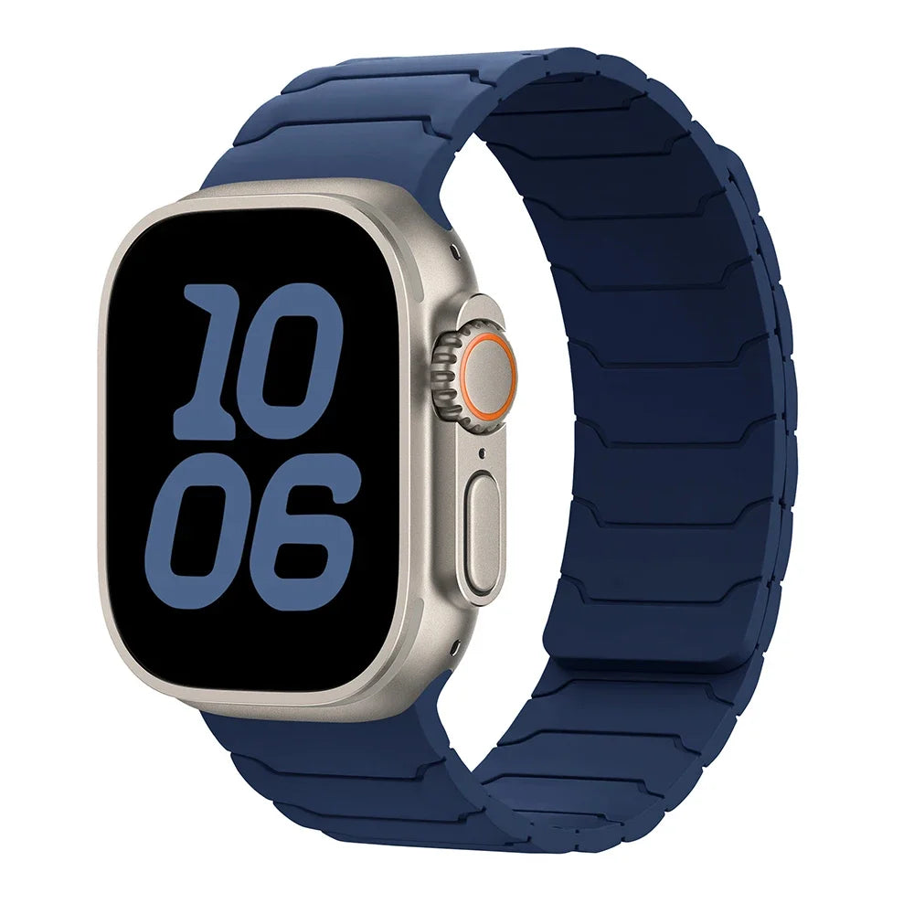 Pulseira Magnética de Silicone para Apple Watch Ultra 2