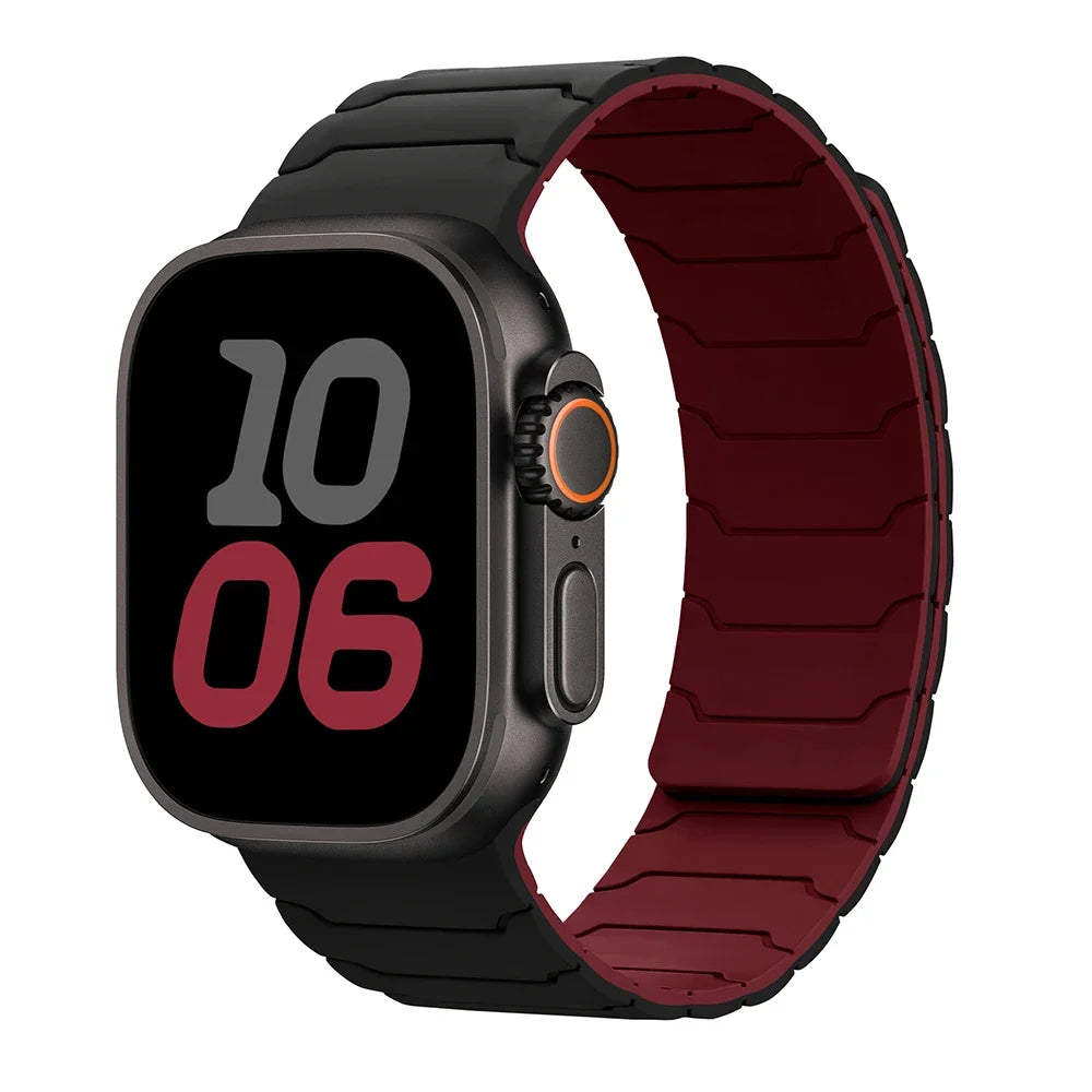 Pulseira Magnética de Silicone para Apple Watch Ultra 2