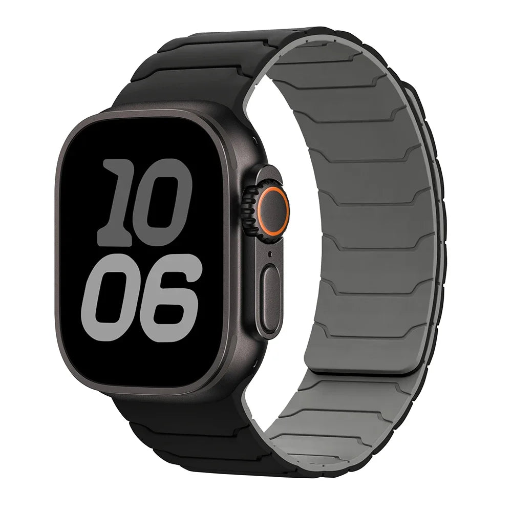 Pulseira Magnética de Silicone para Apple Watch Ultra 2