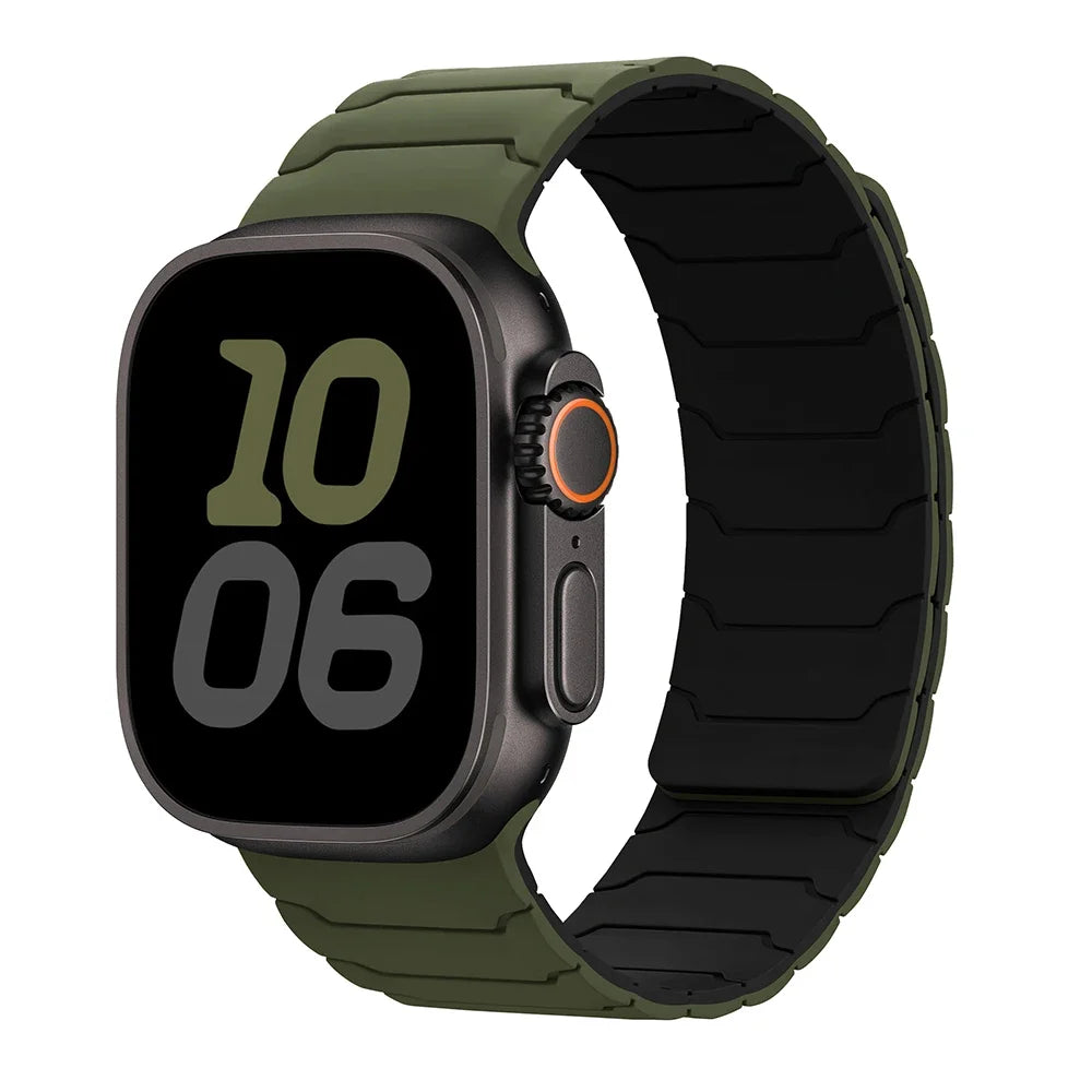 Pulseira Magnética de Silicone para Apple Watch Ultra 2