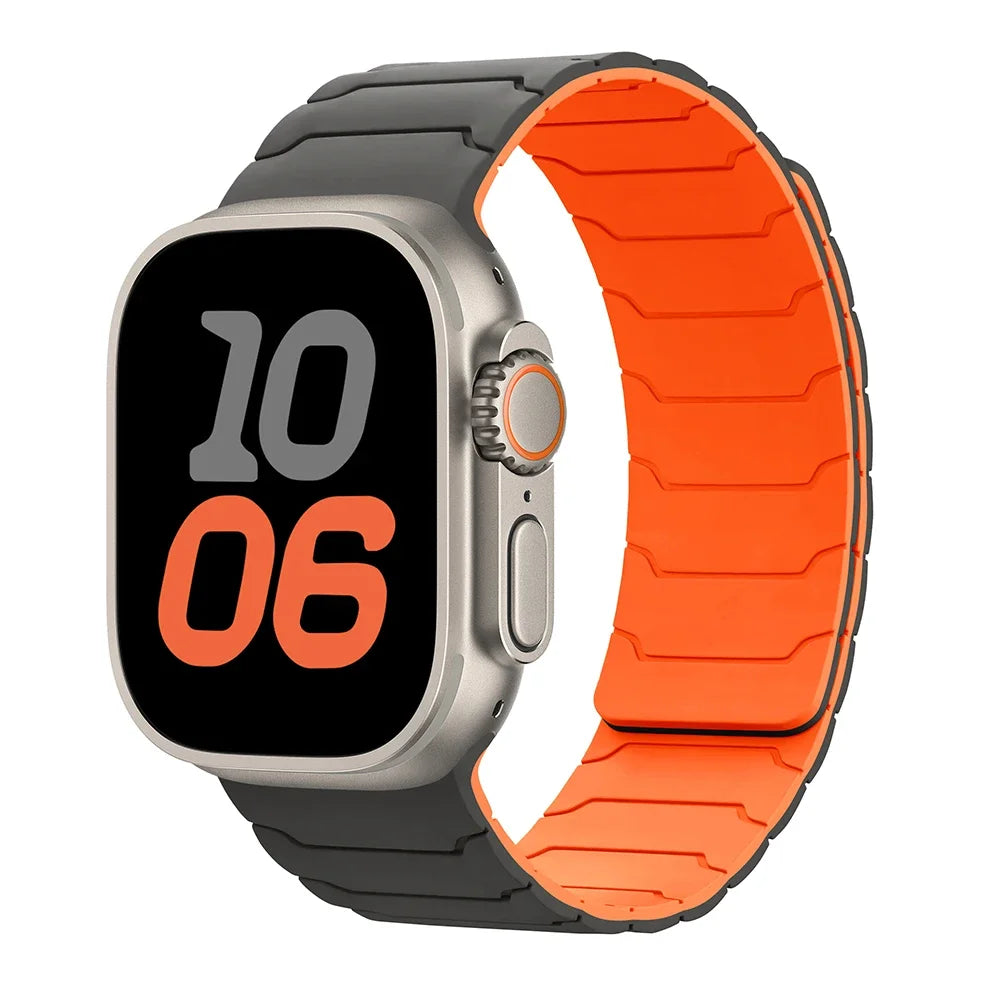 Pulseira Magnética de Silicone para Apple Watch Ultra 2