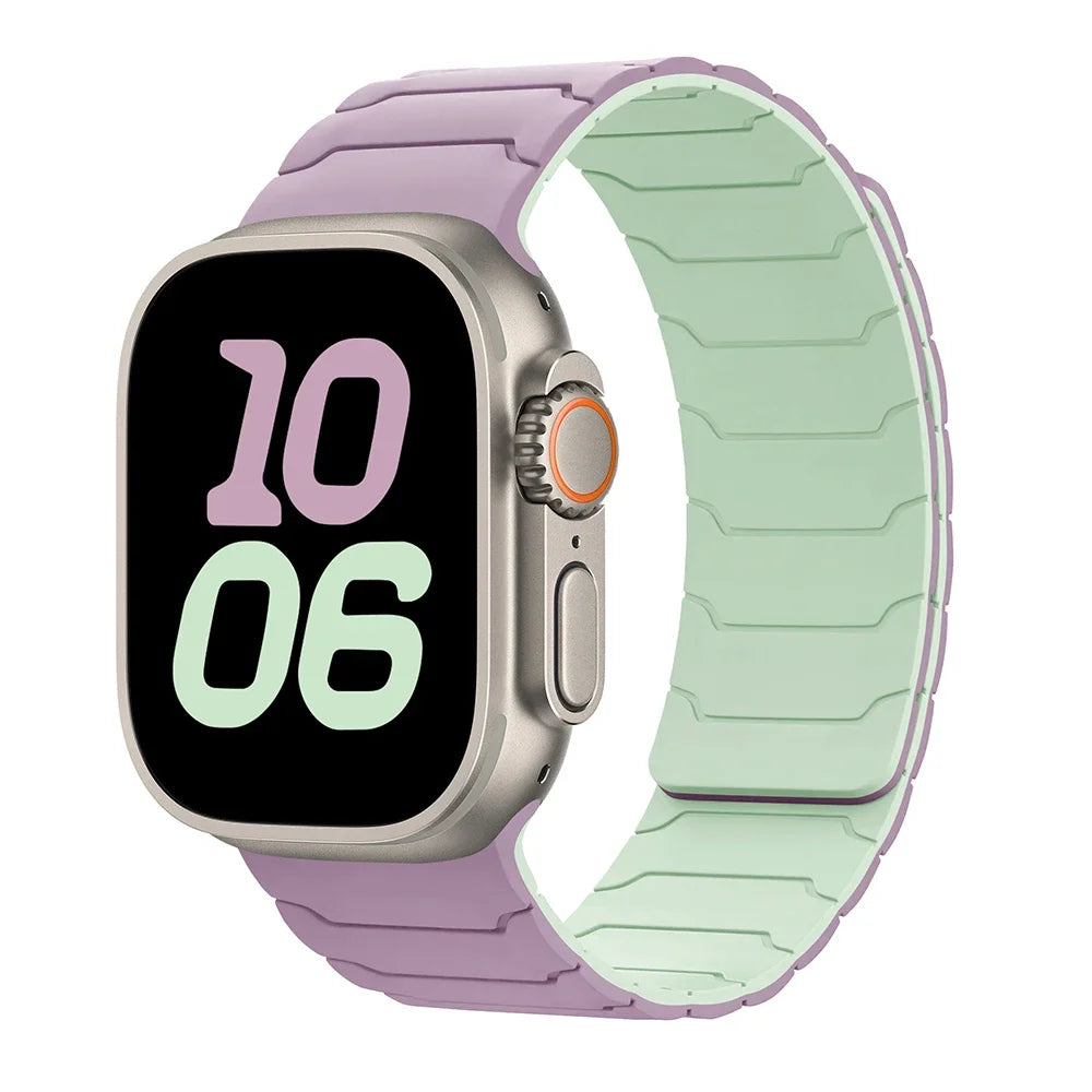 Pulseira Magnética de Silicone para Apple Watch Ultra 2